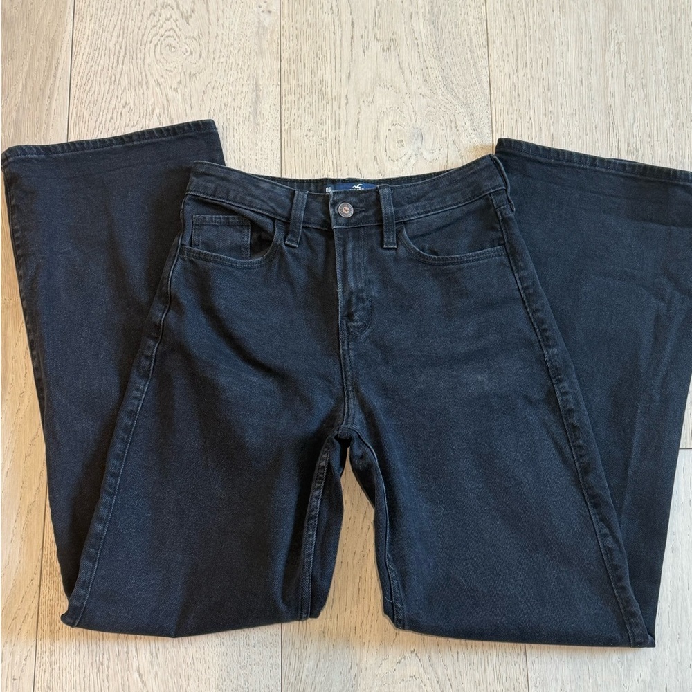 Hollister High-Rise Vintage Baggy Jeans in Black Size W24 L31 - Picture 4 of 12